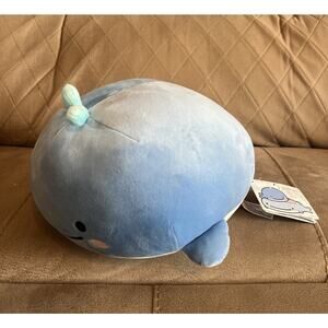 San-X Jinbesan Super Mochi Stuffed Toy Plush Whale Shark 12” NEW 2021